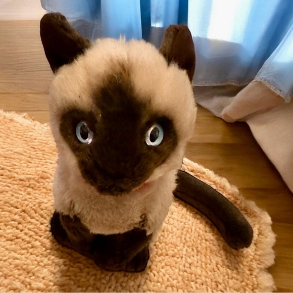 ❤️❤️2/$10❤️❤️ FAO Schwarz Cat Plush Toys Kitty Cat Vintage Toys - Picture 4 of 4